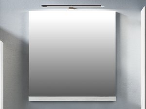 Specchio Bagno Smart 59X61,5 Altezza 2 Larice Bianco