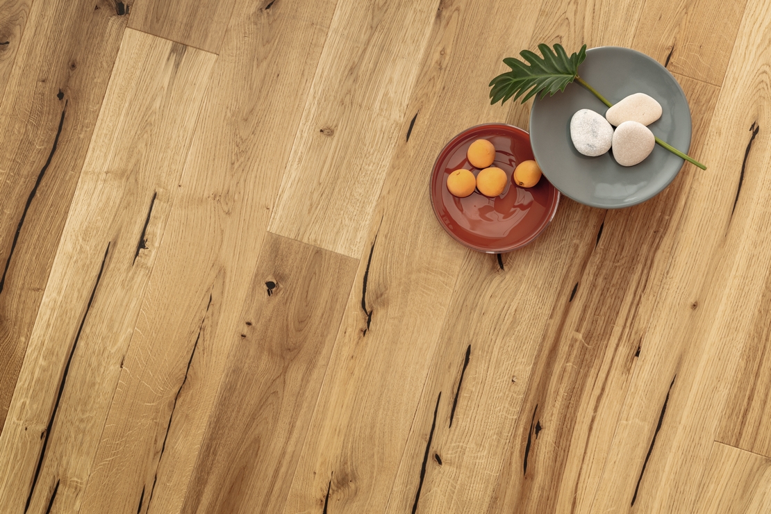 Modern wood-effect kitchen for a rustic style