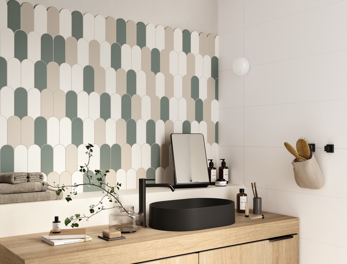 Gefärbtes klassisches Bad - Inspirationen Iperceramica