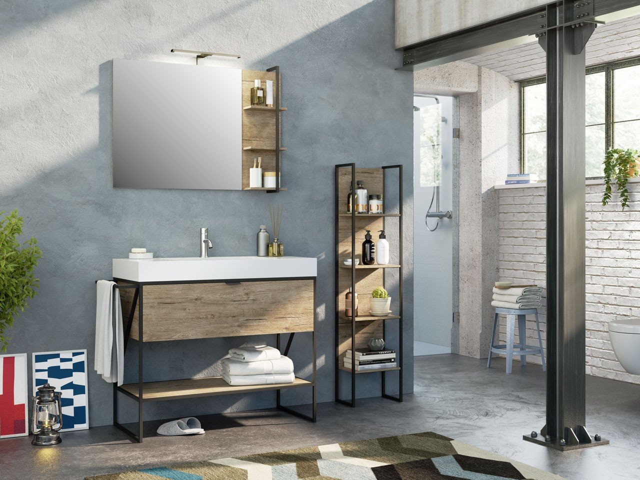 Bagno Con Resina e Tinteggiatura