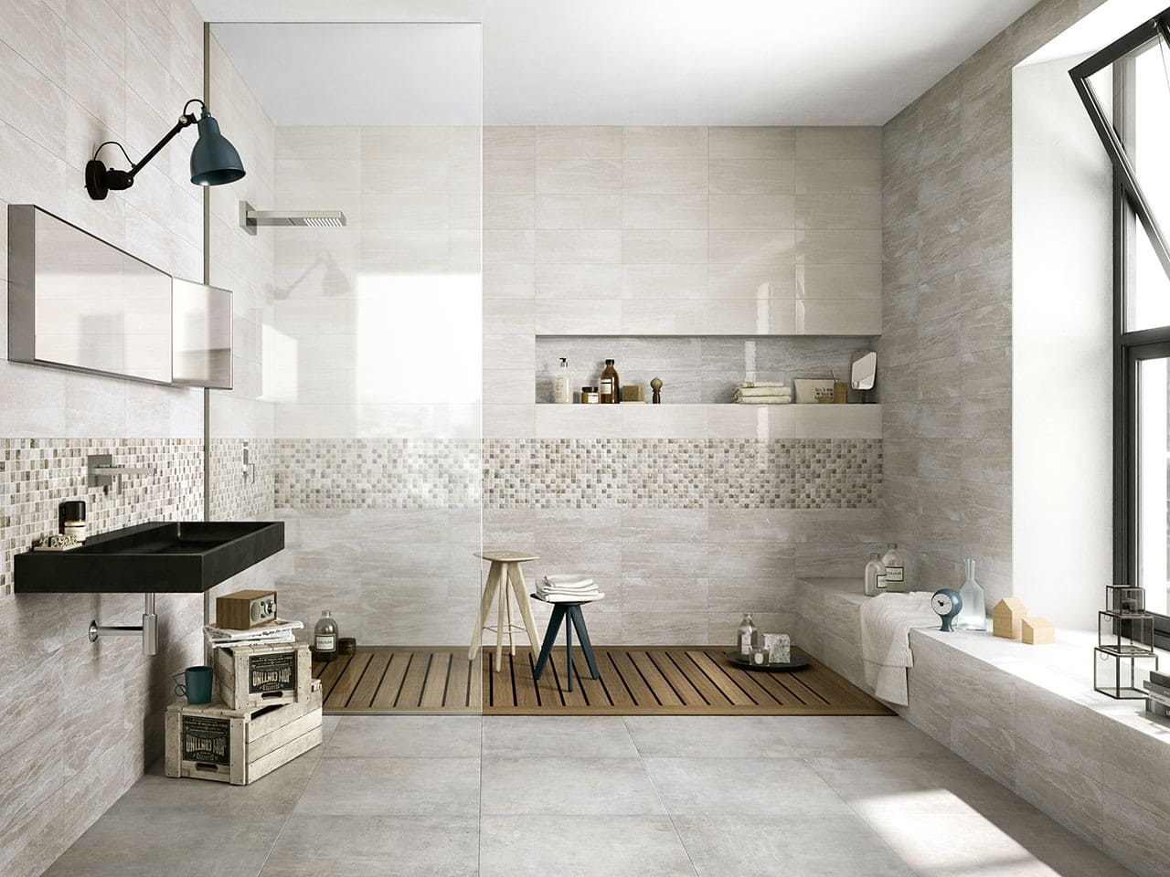 Salle de bain effet marbre gris : solutions et finitions possibles