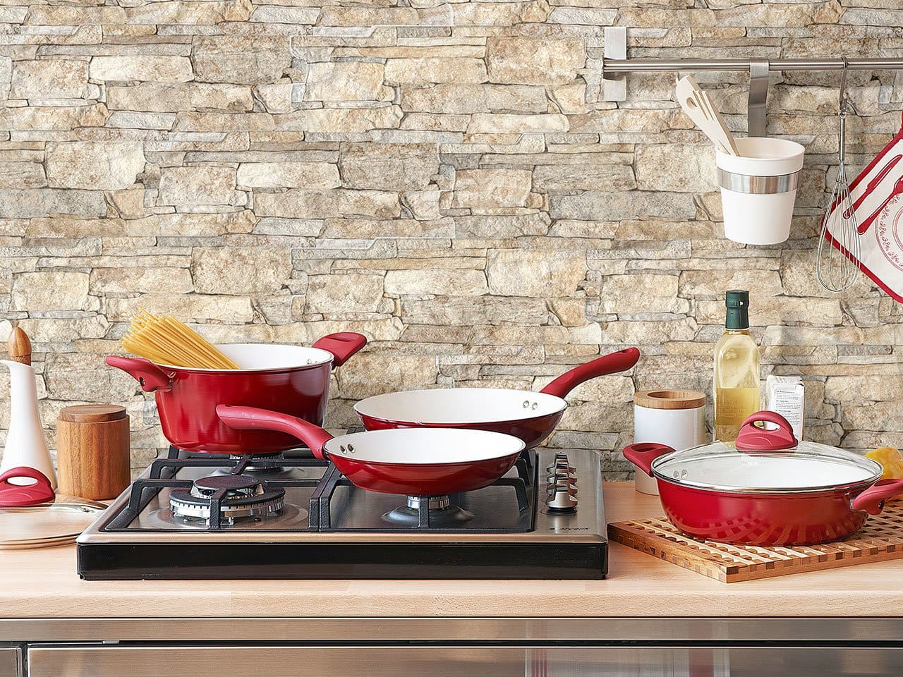 Carreaux rustiques pour la cuisine