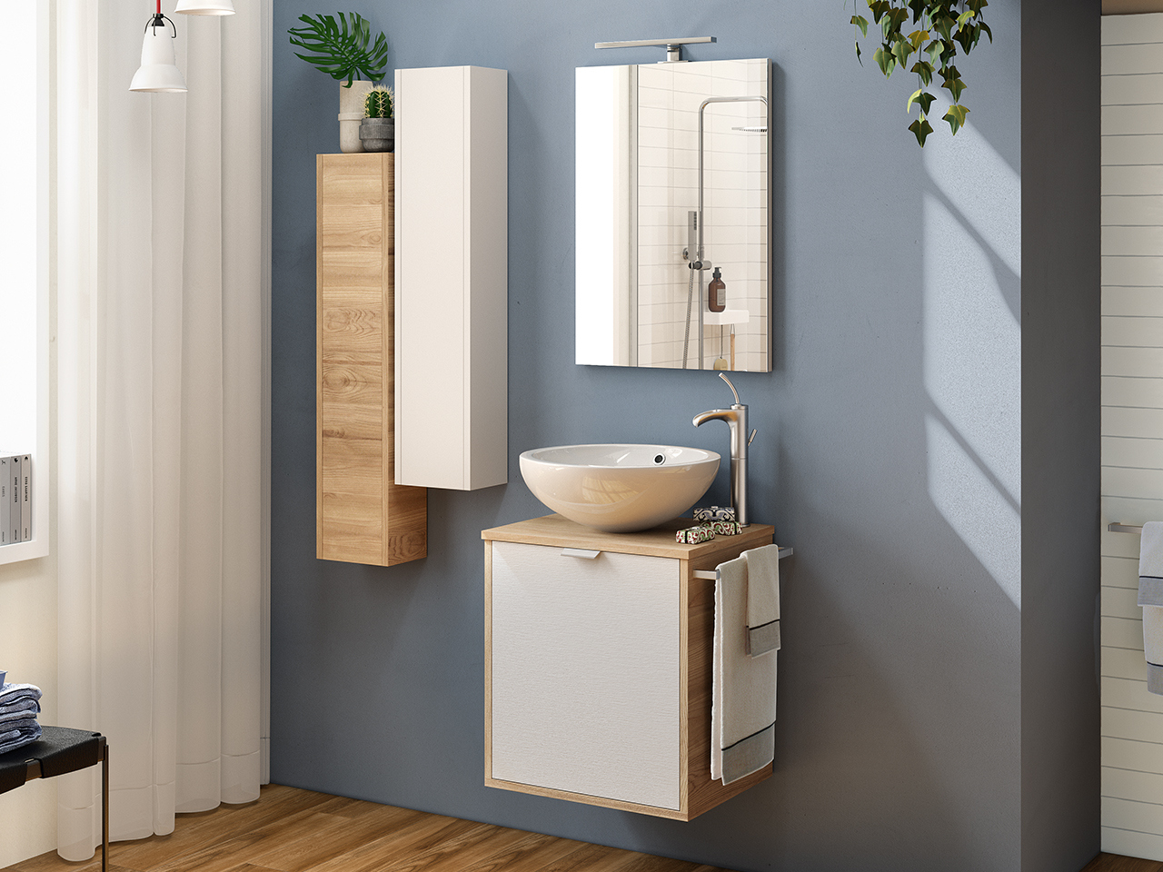 Mobile Bagno sospeso Lavabo in appoggio