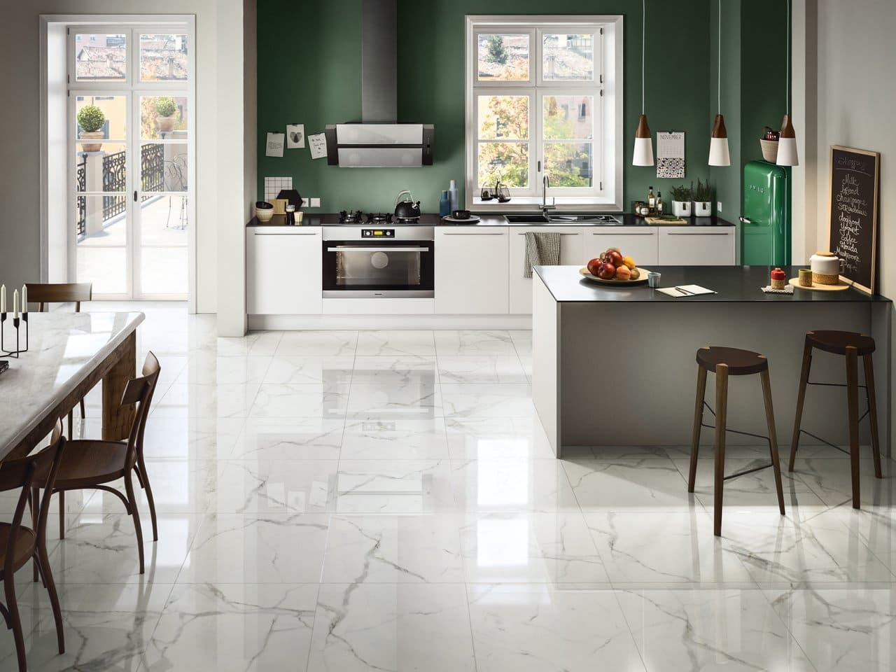 Tout sur le grès cérame effet marbre blanc