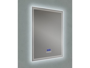 Badezimmerspiegel mit LED-Licht Bh Multimedia 75X90 mit Rahmen