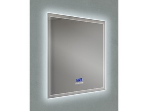 Miroir de salle de bains avec LED BH Multimedia 90x90 avec cadre