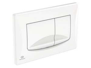 Plaque de commande WC Ideal Standard® Solea M2 blanche