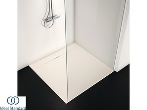 Duschwanne Ideal Standard® ULTRAFLAT-S i.LIFE Quadratisch 120x120 cm Sandfarbenes Harz