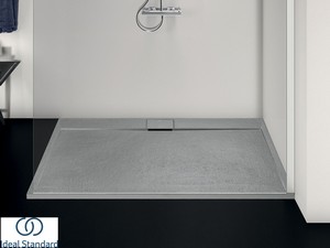 Receveur de douche Ideal Standard® ULTRAFLAT-S i.LIFE rectangulaire 160x80 cm résine gris