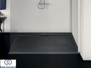 Piatto Doccia Ideal Standard® ULTRAFLAT-S i.LIFE Rettangolare 160x100 cm  Resina Nero - Iperceramica