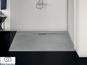 Ideal Standard® Ultraflat-S I.Life Rectangular Shower Tray 180X100 cm Resin Grey