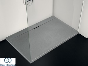 Ideal Standard® Ultraflat-S I.Life Rectangular Shower Tray 180X100 cm Resin Grey