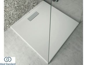 Duschwanne Ideal Standard® Ultra Flat New Quadratisch 80x80 cm Seidenweiß Matt
