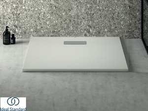 Duschwanne Ideal Standard® Ultra Flat New Rechteckig 90x70 cm mit Ideal Grip Weiß Halbglänzend