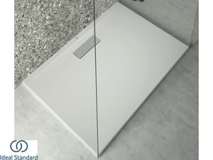 Duschwanne Ideal Standard® Ultra Flat New Rechteckig 100x70 cm Seidenweiß Matt