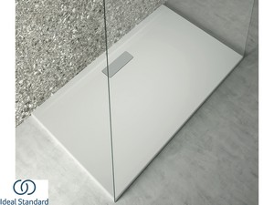 Receveur de douche Ideal Standard® Ultra Flat New rectangulaire 120x70 cm blanc soie mat
