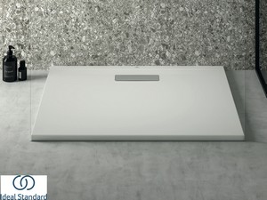 Duschwanne Ideal Standard® Ultra Flat New Rechteckig 90x75 cm mit Ideal Grip Weiß Halbglänzend