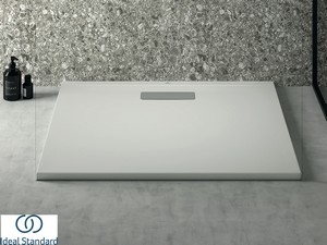 Duschwanne Ideal Standard® Ultra Flat New Rechteckig 80x90 cm mit Ideal Grip Weiß Halbglänzend