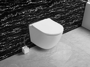 WC suspendu Cardano rimless 48,5x37 blanc mat