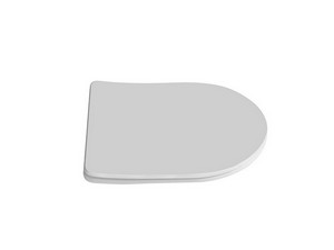 Abattant WC Slim Cardano soft-close blanc mat