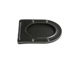 CARDANO ROUND TOILET SEAT SOFT CLOSE BLACK MATT