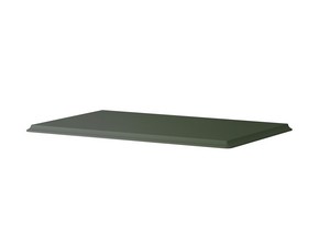 Hängebadmöbel CLASSIC 60 cm mit 2 Schubladen und kleiner Platte für Aufsatzwaschbecken Salbeigrün matt