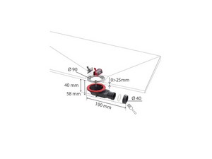 Piletta Doccia SLIM+ Ø90 mm con Flangia Inox