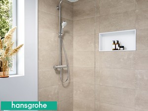 Niche murale Hansgrohe® XtraStoris Original 30x15x7 blanc mat