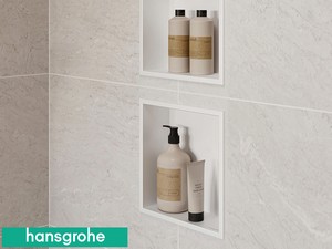 Niche murale Hansgrohe® XtraStoris Original 30x30x7 blanc mat