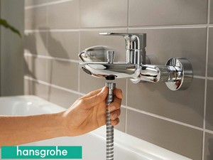 Aufputz-Einhebelarmatur für Badewanne Hansgrohe® Rebris E Chrom
