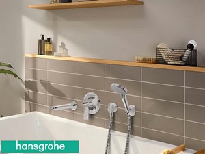 Bocca di erogazione vasca Hansgrohe® Rebris E Cromo