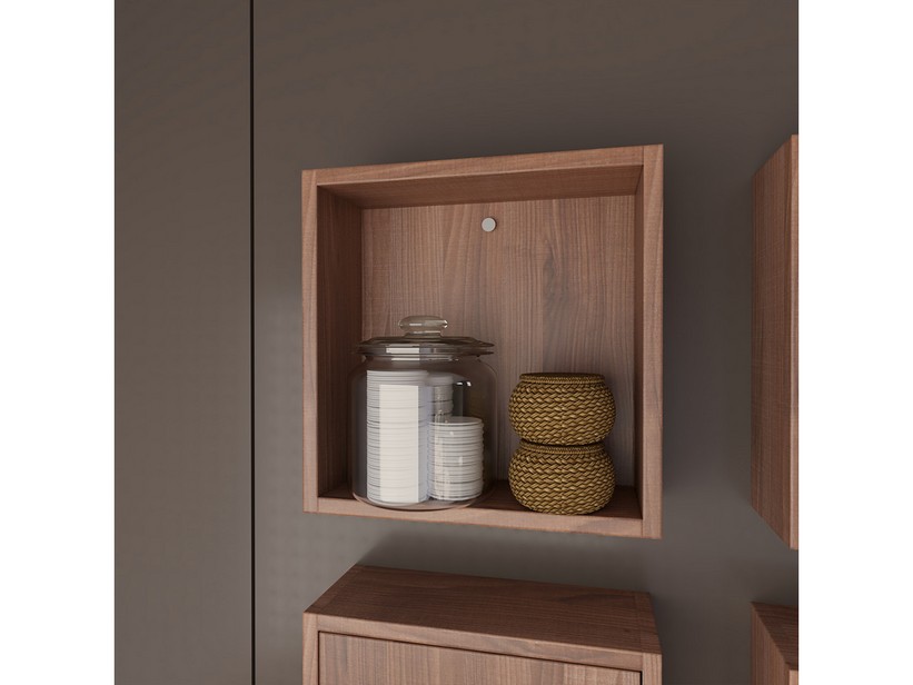 GARDENIA DAY HANGING CUBICLE WALNUT FINISH Iperceramica