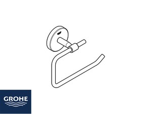 Grohe® Quickfix Start Roll Holder Chrome
