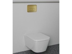 Plaque WC Ideal Standard® Oleas commande M3 or satiné