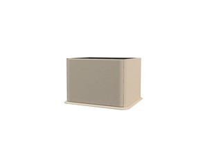 ATLAS BATHROOM CABINET L64 CM FLOOR-STANDING WITH 1 DRAWER AND UNITOP RESIN WASHBASIN - MATT COTTON FINISH