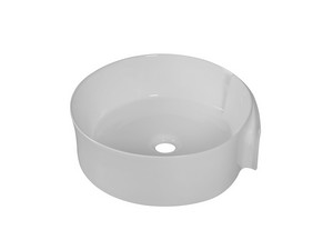 Lavabo da Appoggio Seveso 44x46 H15 in Ceramica Bianco Lucido