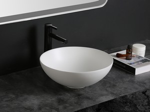 SCRIVIA WASHBASIN Ø40xH15 CERAMIC MATT WHITE