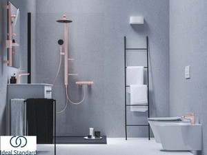 Colonna Doccia Ideal Standard® Alu+ Soffione e Doccetta 2 Funzioni Rosè