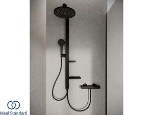 Colonna Doccia Ideal Standard® Alu+ Soffione e Doccetta 2 Funzioni Nero Seta