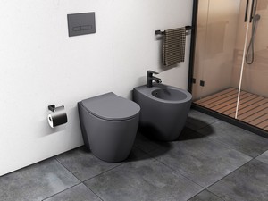 SENTIMENTI NEO FLOOR-MOUNTED PAN 52X36 cm MATT GREY