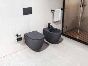 SENTIMENTI NEO WALL-HUNG BIDET 51X36 cm MATT GREY