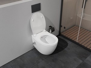 Wc/Bidet Sospeso Sentimenti Neo Rimless 51X36,3 cm Bianco Lucido