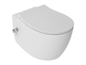 Wc/Bidet Sospeso Sentimenti Neo Rimless 51X36,3 cm Bianco Lucido