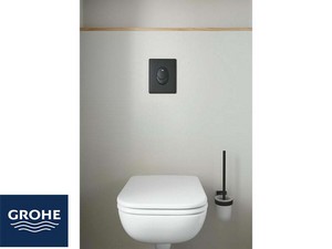 Placca Wc Grohe® Start 2 Pulsanti Nero Opaco