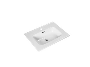 Lavabo Smart Unitop 61x46,5 cm en céramique