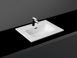 Lavabo Smart Unitop 61x46,5 cm en céramique