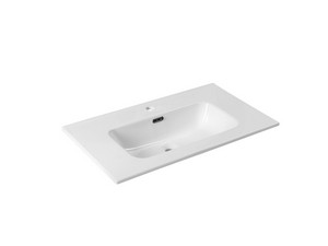 Smart Unitop Washbasin 81x46.5 cm Ceramic Glossy White