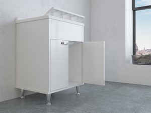 RUGIADA NEW LAUNDRY FURNITURE 60X50 cm WHITE PVC