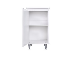 Meuble Rugiada New 45x50 cm vers la droite en PVC blanc