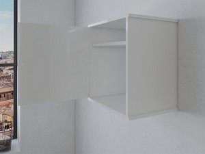 RUGIADA NEW WALL UNIT 45X34 cm RIGHT HANDLE WHITE PVC